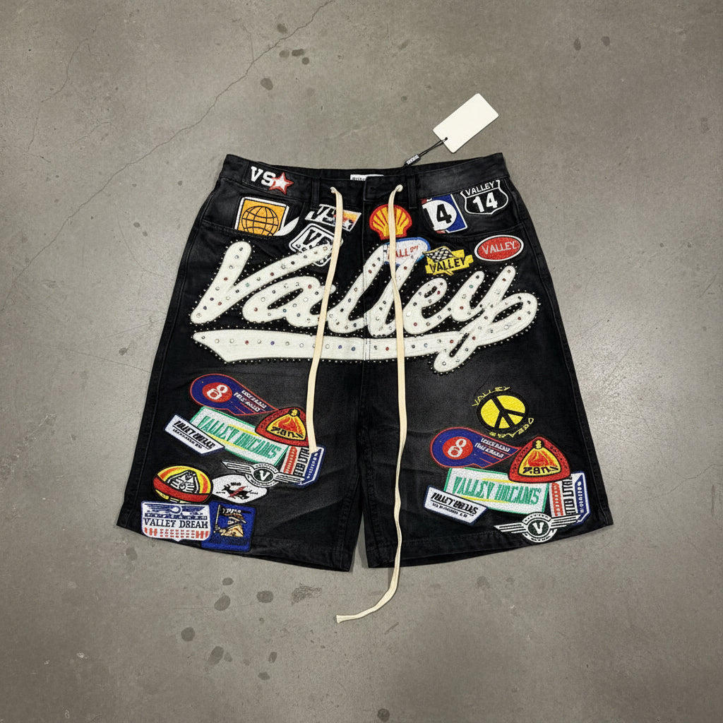 Vale dream patched shorts